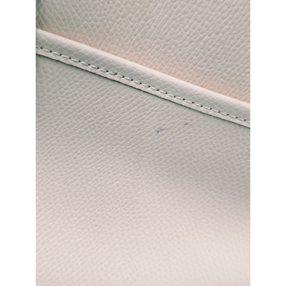 Coach Cora Domed Satchel Medium Apricot Chalk Good Crossgrain Leather F34491 - Picture 15 of 16